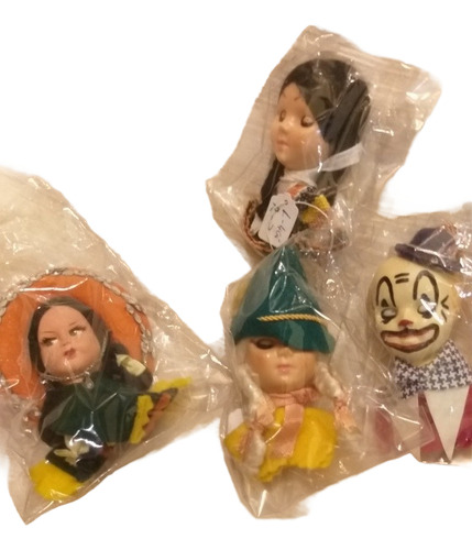 Cabezas De Titere De Plastico (Usado)