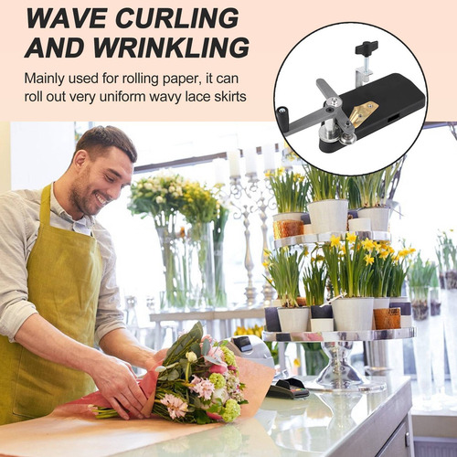 Máquina Para Prensar Flores, Papel Crepé Ondulado, También P
