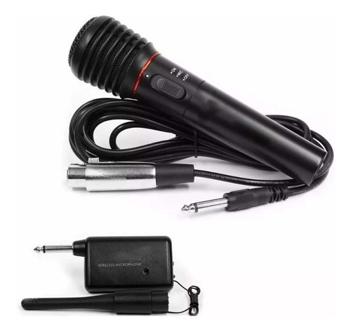Microfono Profesional Inalambrico O Con Cable Ideal Karaoke