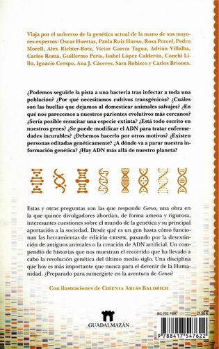 Genes: Escribiendo el guion de la vida, de VV. AA.. Divulgación científica Editorial Guadalmazan, tapa blanda en español, 2022