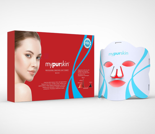 Mypurskin Mascara De Terapia De Luz Roja Profesional, De Gra