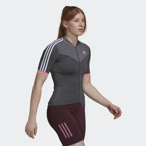 Mailot De Ciclismo Manga Corta Letras Hd0891 adidas