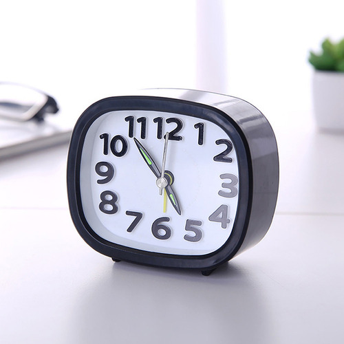 B Mini Reloj Despertador Relojes Escritorio Silencioso De