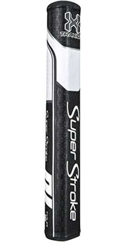 Grip Golf Putter Superstroke Traxion Tour 2.0 Blanco Negro