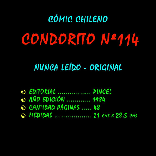 ¬¬ Cómic Condorito N° 114 / Nunca Leído / Año 1984 Zp