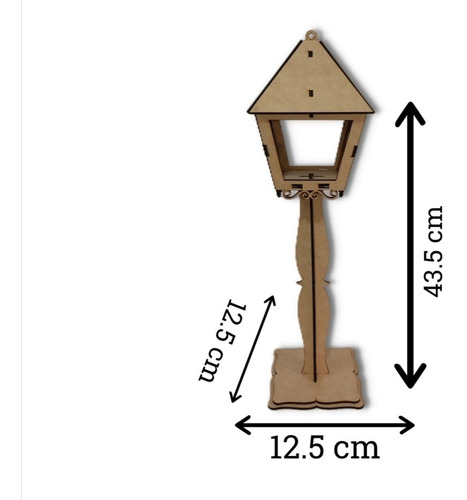 Centro De Mesa Farol Con Base Mesa De Dulces Cb056
