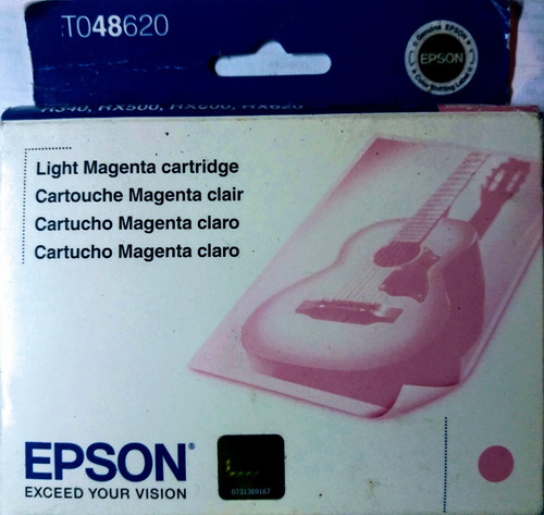 Cartucho De Tinta Epson Magenta Claro Modelo T048620 Vencido
