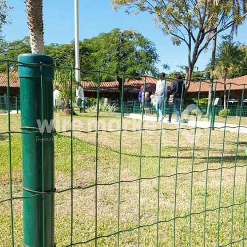 Imagem 4 de 5 de Tela Cerca Decorativa Para Jardim Horta Verde 5 X 0,45m