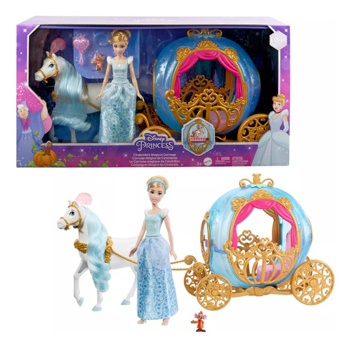 Disney Princesa Set De Juego Carruaje Mágico De Cenicienta