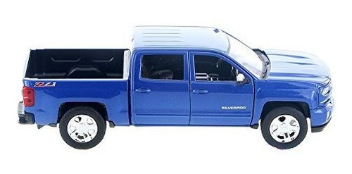 Chevrolet Silverado 1500 Lt  Z71 Azul 2017 Modelo De Auto Re