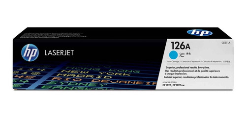 Toner Hp 126a Ce311a Cp1025 1025nw M175 Pro100 Cyan Original 