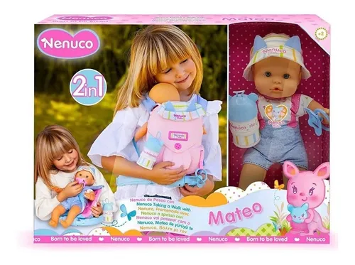 Mu eco Bebe Nenuco De Paseo Mateo 2 En 1