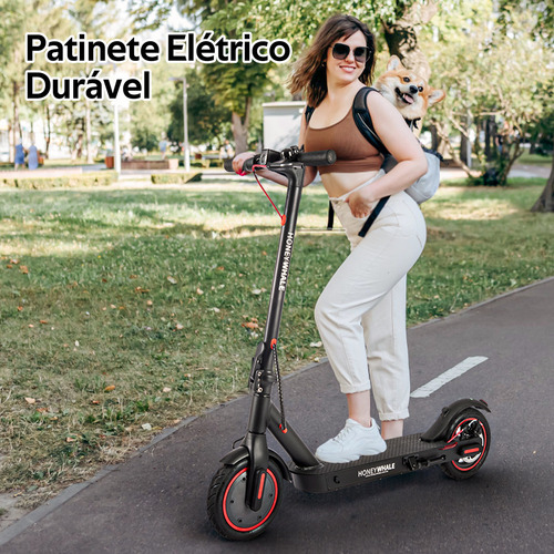Honeywhale M2 Pro Patinete Elétrico Adulto, 500w, Velocidade Máxima De 32 Km/h, 22 Km De Autonomia, Honey Whale Patinete Juvenil Com Controle De Aplicativo Bluetooth, Scooter Elétrica