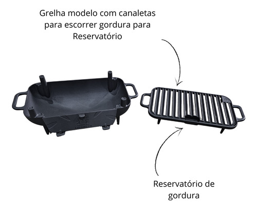 Churrasqueira Stylos Com Grelha Parrilla Argentina Libaneza