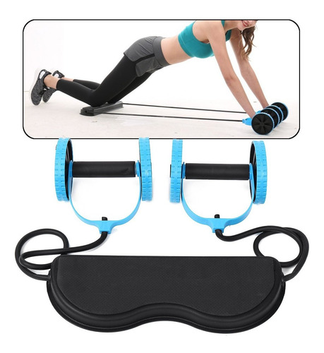 Ab Roller Rueda Con Entrenador Abdominal Pvc Cuatro Ruedas B