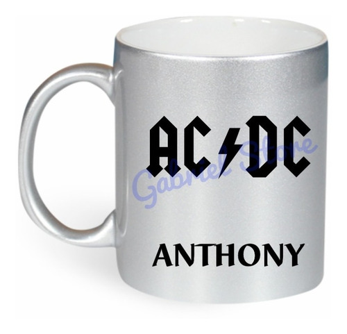 Tazas Plateadas Personalizadas Bandas De Rock De 11 Oz