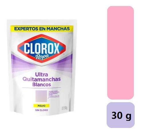 Ultra Quitamanchas Clorox Ropa Blanca 30g(4uni)super
