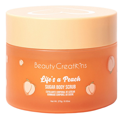 Exfoliante Corporal Sweet Dose Beauty Creations Life´s A Peach