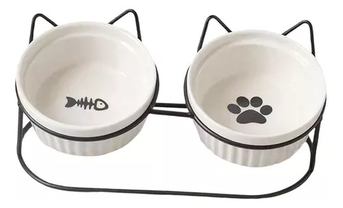 Cuencos Dobles Para Perros Y Gatos, Platos Elevados Para