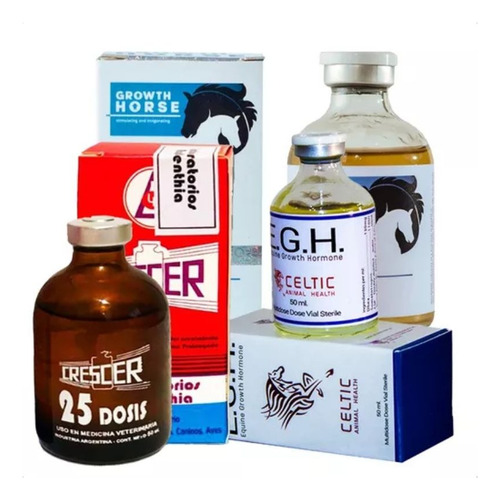 Egh Celtic + Crescer Crescimento Potros + Growth Horse 50ml