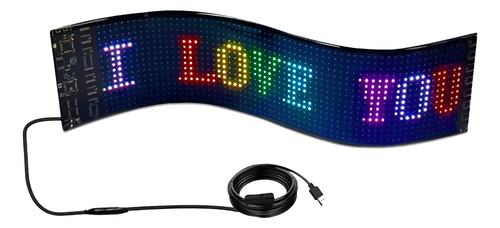 Pantalla Led Flexible Y Programable Letrero Led 32x16