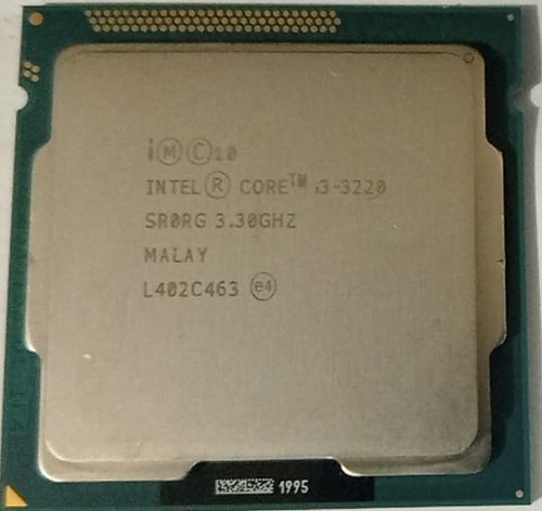 Procesador Intel I3-3220. Socket 1155. Tercera Generación.