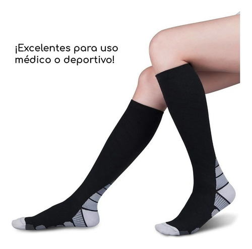 Calcetas / Medías D Compresión Alivia Varices Y Circulación