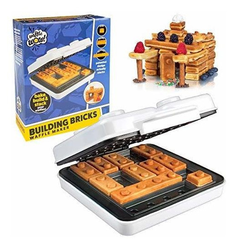 Cucinapro Building Brick Electric Waffle Maker- Cooks Fun, B