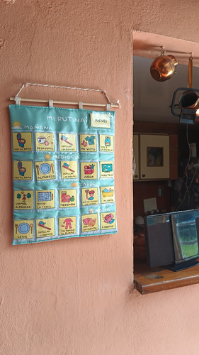 Agenda Visual Rutina Diaria Con 35 Pictogramas Agua Básico