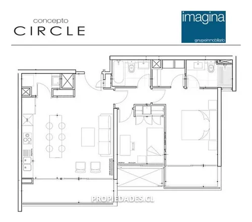 Departamento Venta 2 Dorm. Ñuñoa / Bx Y Bd / Hannover