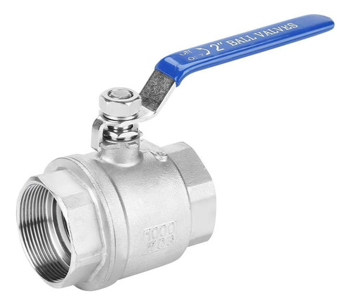 Válvula Esfera-bola 2'' Acero Inoxidable 304 Roscada Llave