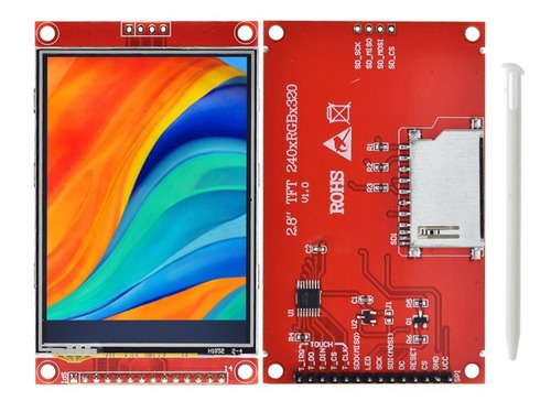 2.8 '' Tft Tactil St7789 240x320 Rgb Color Micro Sd Esp32