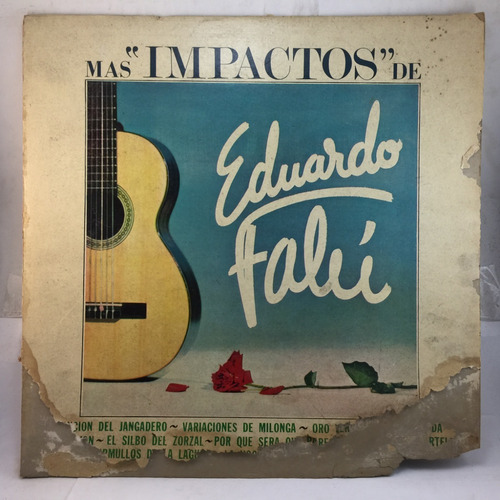 Eduardo Falu  Mas Impactos - Guitarra Vinilo Lp