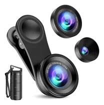 Comprar Kit Lentes 3 En 1 (ojo De Pez 180°, Angular 0.6x, Macro 15x)