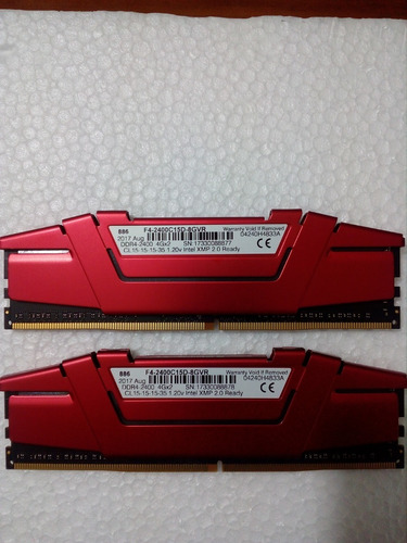 Ram G Skill Ripjaws V  8 Gb 2 X 4 Gb 288 Pines Ddr4