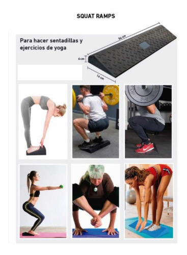 Rampa Para Sentadillas Squat Ramp Sport Maniac