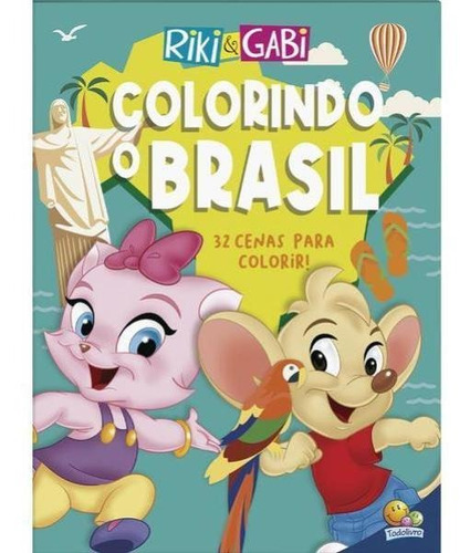 Colorindo O Brasil (riki & Gabi), De © Todolivro Ltda.. Editora Todolivro, Capa Mole Em Português