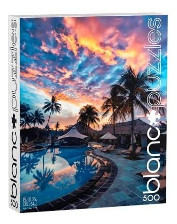 Búfalo Juegos Blanc - Puesta De Sol Bali - 500 Piezas 232n0