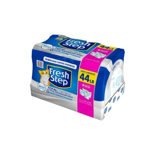 Arena Para Gatos Fresh Step Con 4 Pzas De 4.98 Kg