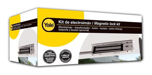 Kit De Electroimán 600lb + Zl + U, Botón Ir Y Teclado Yale