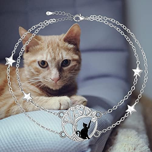 Tobillera Con Diseño De Gato Para Mujer