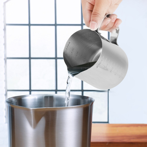 Bote Para Hacer Espuma De Café De Acero Inoxidable De 600 Ml