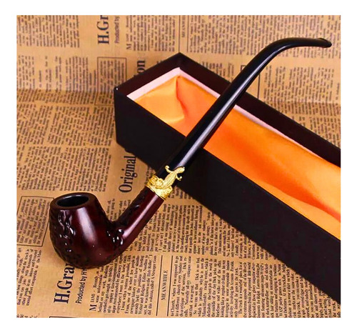 Pipa Clásica Para Tabaco De Madera Resina Resistente