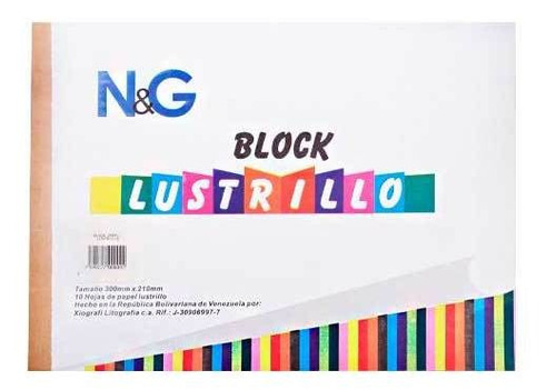 Block Papel Lustrillo 10hj (7 Block)