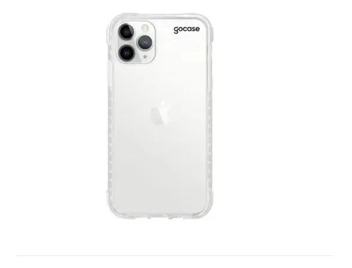 Capa Gocase Transparente Borda Branca Para Todos iPhone 