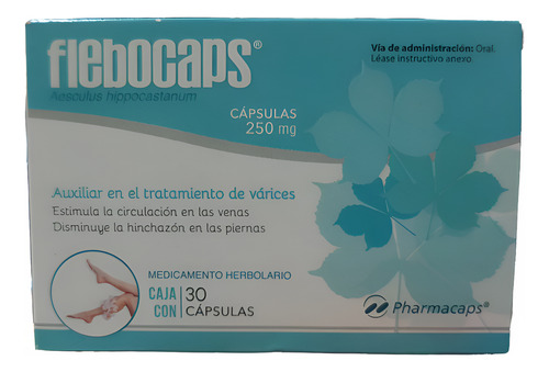 Flebocaps Aesculus Hippocastanum Medicina Herbolario C/30cap