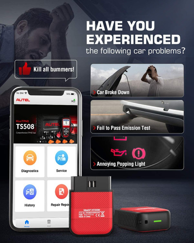 Imagen 6 de 7 de Autel Ap200m Obd2 Scanner Bluetooth Dongle, Oe-level Full Sy