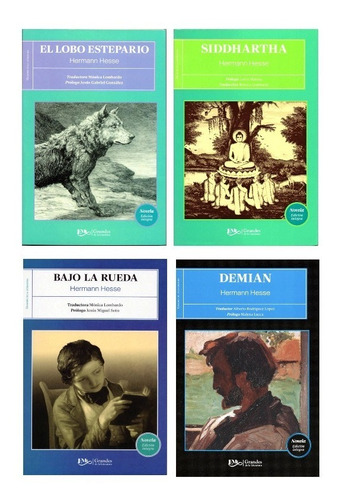 El Lobo Estepario Y Otros 4 Libros De Hermann Hesse Paquete