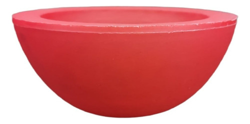 Maceta Minimalista Tipo Tazón 20 X 8 Cm Roja 67 Color Rojo