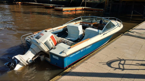 Lancha Usada Sealiner 530 Motor Johnson 200 Hp